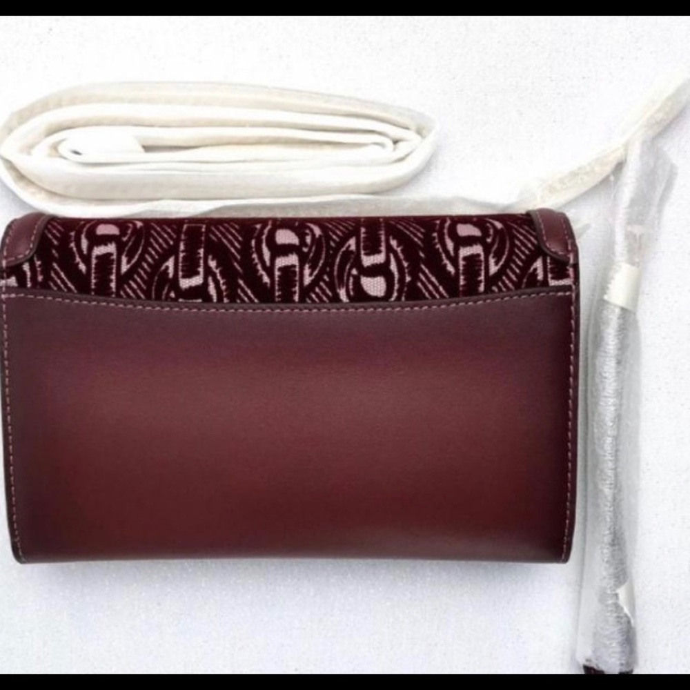 SOLD/Authentic Coach leather/velvet L.Edition - Picture 5 of 8